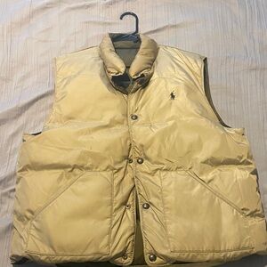 Polo Ralph Lauren Tan Puffer Vest